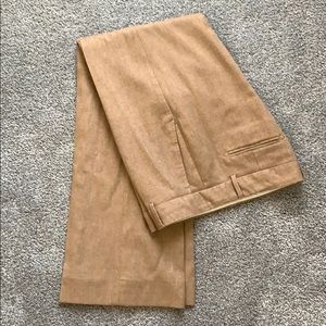 BR camel wool blend trousers